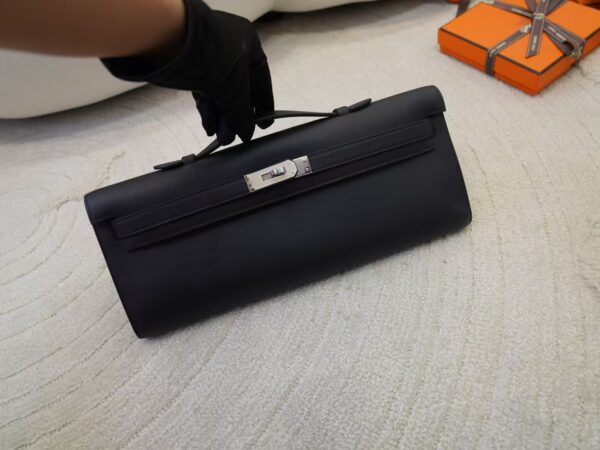 mmexport1733212907600-1 Full Handmade Kelly Cut 31CM Swift Leather CK89 Noir Silver Hardware