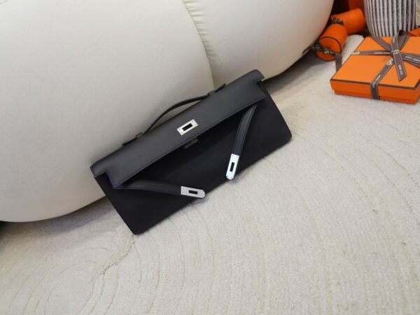 mmexport1733212909849 Full Handmade Kelly Cut 31CM Swift Leather CK89 Noir Silver Hardware