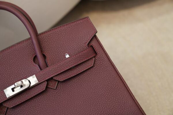 mmexport1733389477258 Canada Toronto Birkin 25CM Togo Leather CK55 Rouge H Silver Hardware