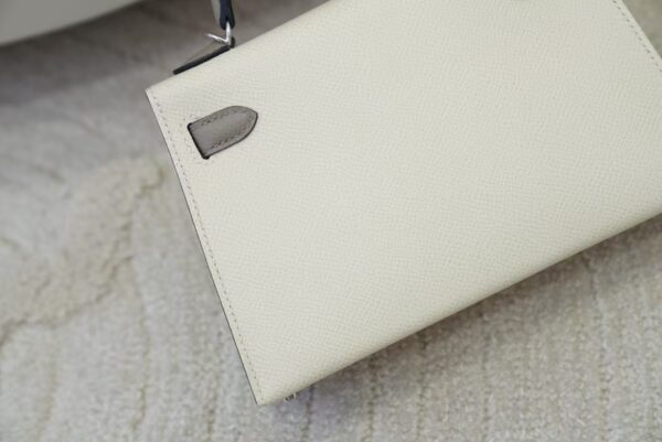 mmexport1733389929776 Special Order Mini Kelly 19CM Epsom I2 Nata / M8 Gris Asphalt Silver Hardware