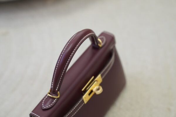 mmexport1733390004991-1 Women’s Evening Bag Box Leather Mini Kelly 19CM CC55 Rouge H Gold Hardware