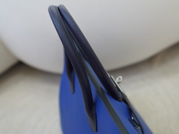 mmexport1733907298907 Special Order Birkin 30CM Evercolor Leather Blue France / Blue Nuit / Blue De Nord Brush Silver Hardware