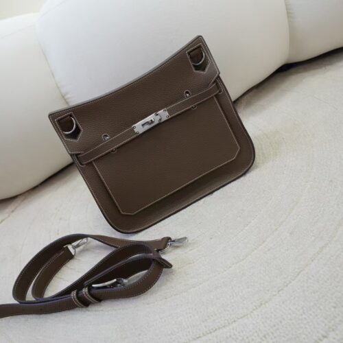 USA Los Angeles Jypsiere 28CM Clemence Leather CK18 Etoupe Silver Hardware