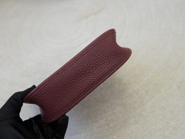 mmexport1733994004984 Australia Sydney Evelyne Mini 16CM Clemence Leather 0G Rouge Sellier Silver Hardware