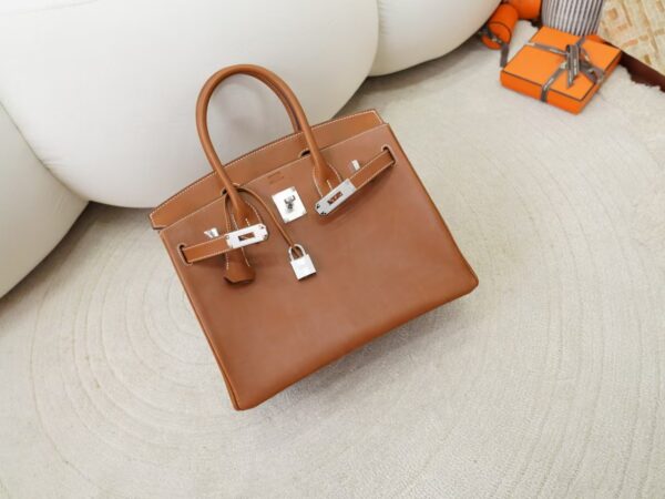 mmexport1734075672242 Canada Toronto Birkin 30CM Barenia Leather CK34 Fauve Silver Hardware