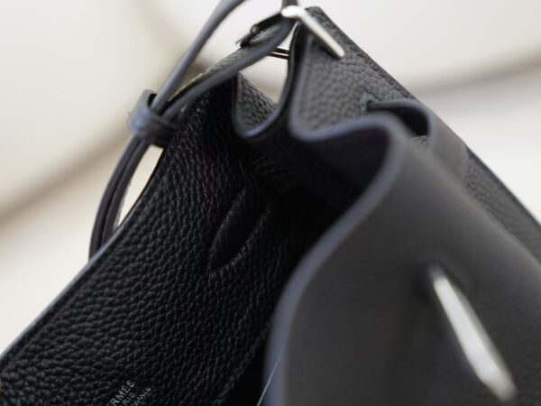 mmexport1734508253093 New Arrival Hermes So Kelly 22CM Clemence Leather CK89 Noir Silver Hardware