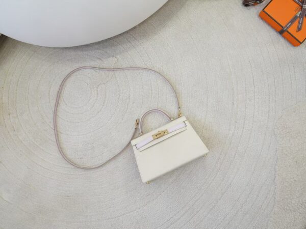 mmexport1734601704243 USA Washington Mini Kelly 19CM Epsom Leather 10 Craie / 09 Mauve Pale Light Gold Hardware
