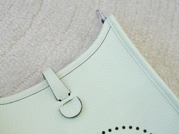 mmexport1734682489855 Australia Sydney Evelyne Mini 16CM Clemence Leather 0S Vert Fizz Silver Hardware