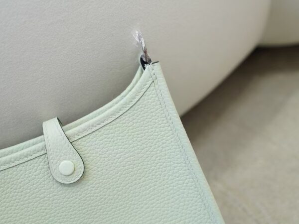 mmexport1734682493305 Australia Sydney Evelyne Mini 16CM Clemence Leather 0S Vert Fizz Silver Hardware