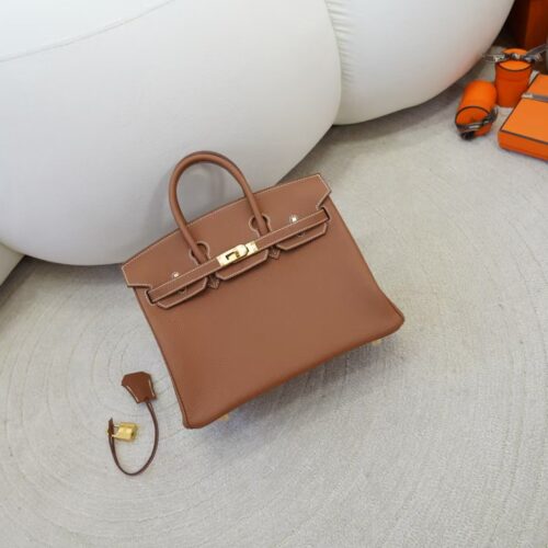 Hong Kong Birkin Bag 25CM CC37 Gold Togo Leather Gold Hardware