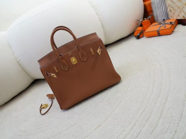 mmexport1734943543140 Hong Kong Birkin Bag 25CM CC37 Gold Togo Leather Gold Hardware
