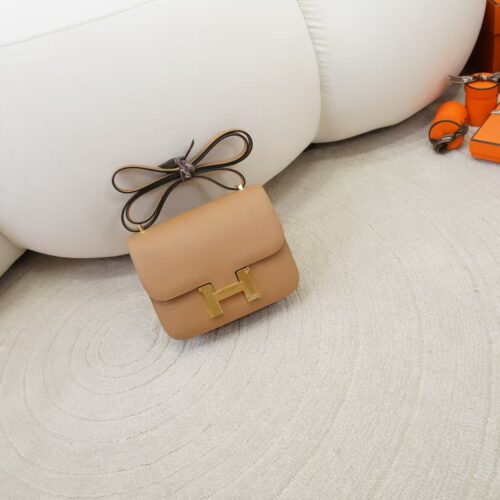 Luxury Bag Constance 19CM Epsom Leather 0M Chai Gold Hardware