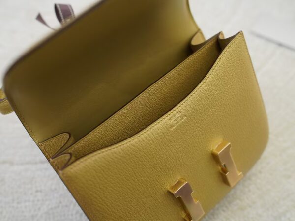 mmexport1735888611495 Women’s Shoulder Bag Chevre Leather Y9 Dore Constance 19CM Light Gold Hardware