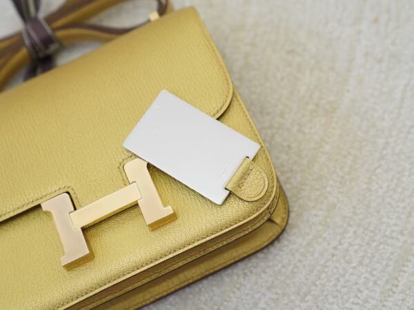 mmexport1735888615469 Women’s Shoulder Bag Chevre Leather Y9 Dore Constance 19CM Light Gold Hardware
