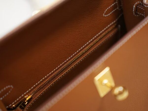 mmexport1736239223159 UAE Dubai CC37 Gold Epsom Leather Kelly Sellier 25CM Tote Bag Gold Hardware