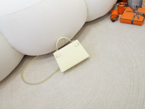 mmexport1736239252970 Women’s Clutch Bag Mini Kelly 19CM Epsom 2024 New Color I8 Jaune Milton Silver Hardware