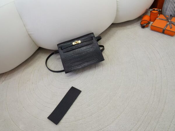 mmexport1736410948078-1 Full Handmade Kelly Danse 22CM HCP Matte Alligator Crocodile CK89 Noir Gold Hardware