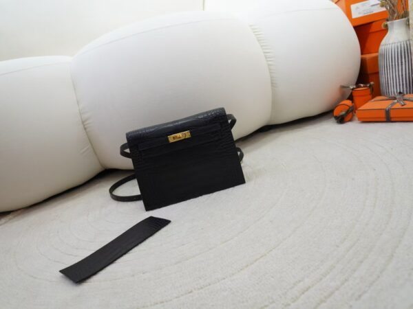 mmexport1736410949866 Full Handmade Kelly Danse 22CM HCP Matte Alligator Crocodile CK89 Noir Gold Hardware