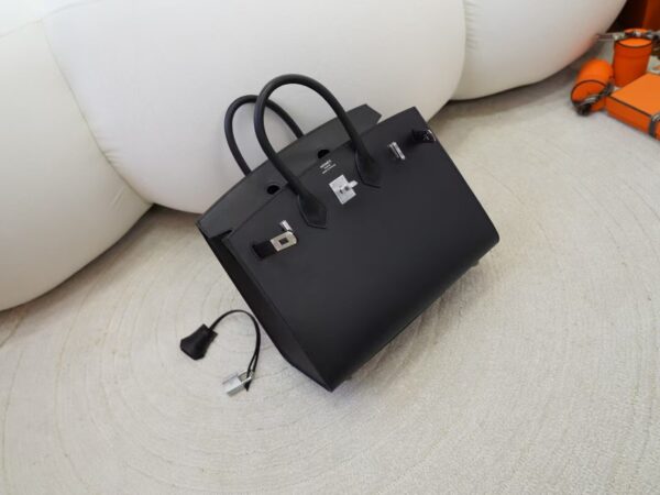 mmexport1736411268655 New Arrival Hermes Madame Leather CK89 Noir Birkin Sellier 25CM Silver Hardware
