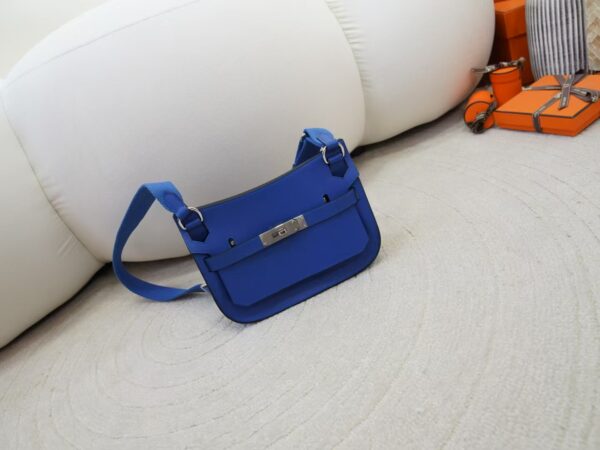 mmexport1736838092164 USA Los Angeles Jypsiere Mini 23CM Evercolor Leather CK71 Blue France Silver Hardware