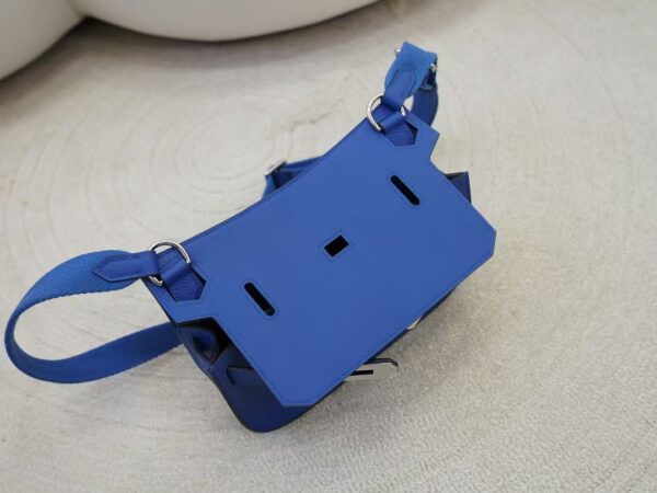 mmexport1736838098964 USA Los Angeles Jypsiere Mini 23CM Evercolor Leather CK71 Blue France Silver Hardware