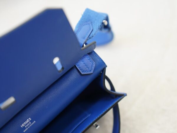 mmexport1736838102209 USA Los Angeles Jypsiere Mini 23CM Evercolor Leather CK71 Blue France Silver Hardware