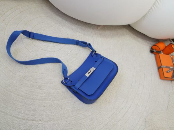 mmexport1736838108250 USA Los Angeles Jypsiere Mini 23CM Evercolor Leather CK71 Blue France Silver Hardware