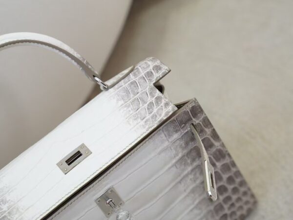 mmexport1736838362365 Luxury Women’s Bag Himalaya Crocodile Leather Kelly 25CM VVS Diamond Buckle