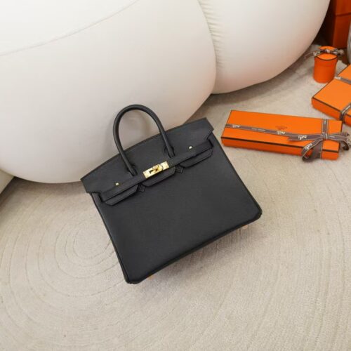 Hermes Bag Price Birkin 25CM Epsom Leather CK89 Noir Gold Hardware