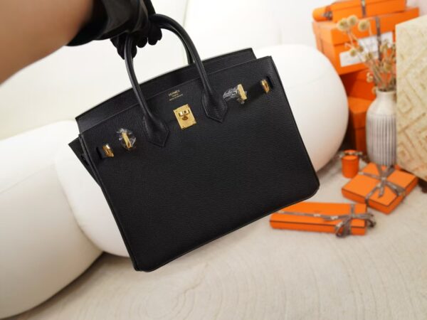 mmexport1744095073472 Hermes Bag Price Birkin 25CM Epsom Leather CK89 Noir Gold Hardware