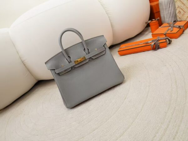 mmexport1744095164940 Hermes Bag Price Birkin 25CM Togo Leather 4Z Gris Tourterelle Gold Hardware