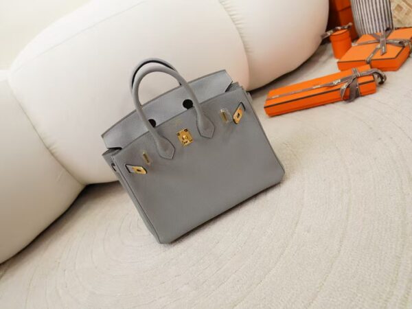 mmexport1744095176707 Hermes Bag Price Birkin 25CM Togo Leather 4Z Gris Tourterelle Gold Hardware