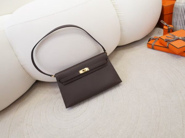 mmexport1744096355130-1 Australia Sydney Hermes Kelly Elan Shoulder Bag Coffee Madame Leather Gold Hardware