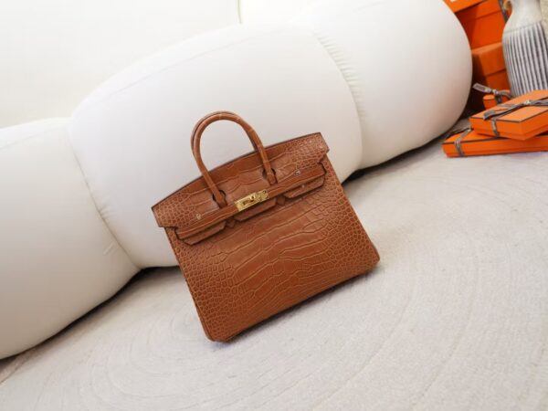 mmexport1744179157362-1 Hermes Bag Price CC37 Gold Matte Alligator Crocodile Birkin 25CM Gold Hardware
