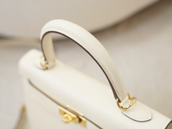 mmexport1744179547690 Hermes Women’s Tote Bag I2 Nata Epsom Leather Kelly 25CM Sellier Gold Hardware