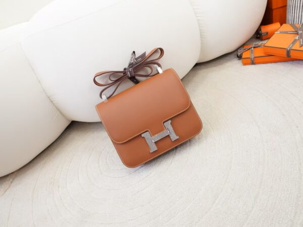 mmexport1744614894801-1 USA New York Hermes CK37 Gold Madame Leather Constance 24CM Lizard Buckle