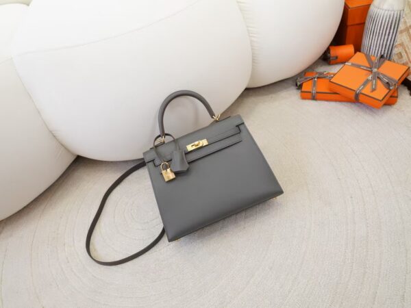 mmexport1744615027675-1 Hermes Bag Price Kelly 25CM Sellier Madame Leather 0L Gris Meyer Gold Hardware