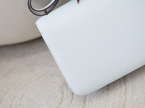 mmexport1745392681594 Hermes Bag Price Chevre Leather Constance 19CM T0 Blue Brume Silver Hardware